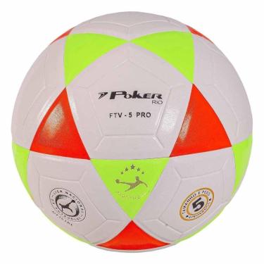 Imagem de BOLA FUTEVOLEI VULCANIZADA RIO PU 05776-BLCAC - BRANCO/LARANJA 5-Unissex