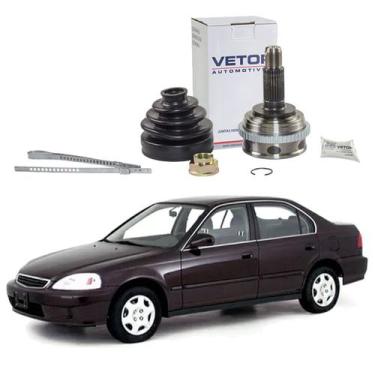 Imagem de Junta homocinética civic 1.5 1992/2000 30x26 dentes c/abs - 108987 - v