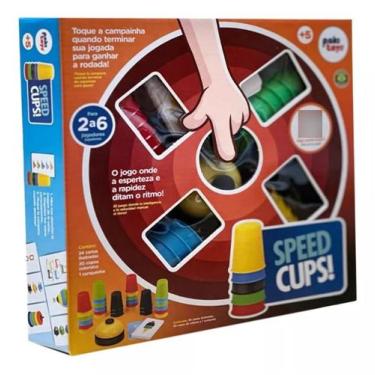 Imagem de Jogo Speed Cups Copinhos Coloridos Brinquedo Educativo 1200 - Pakiplas