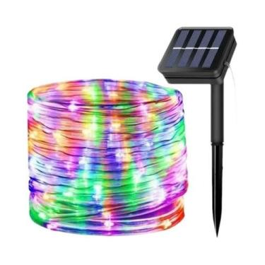 Imagem de Luzes De Cordão Solar 300LED À Prova d'Água Para Decoração De Jardim, 