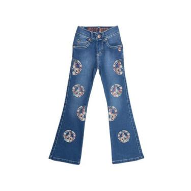 Imagem de Calça Country Infantil West Dust Bootcut Flare Bordado - Ref.CL27911, 