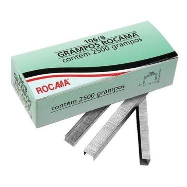 Imagem de Grampo Para Grampeador de Pressão Rocama 106/8 2500 Peças