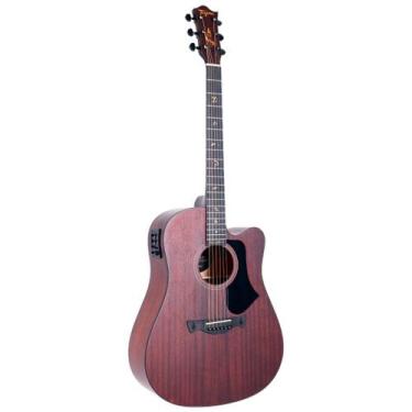 Imagem de Violão Tagima Gran Reserva Signature Juninho Afram DKMOP Dark Mahogany