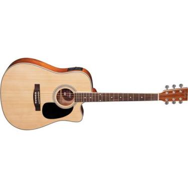 Imagem de Violão hofma eletroacústico ye-220 folk aço - dreadnought