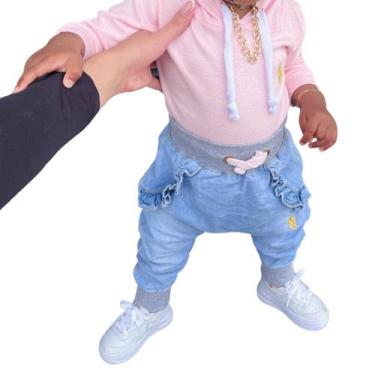 Imagem de Calça Jeans Bebê Menina Moda Blogueirinha - Patrulha Street, Clara, GG