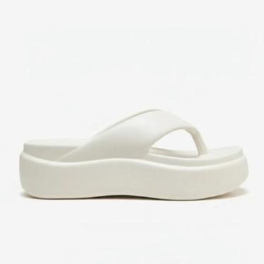 Imagem de Chinelo Piccadilly Marshmallow Flatform, Off white, 35