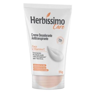 Imagem de Desodorante Creme Coco e Vitamina C 55g - Herbíssimo