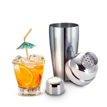 Imagem de Coqueteleira Aço Inox 500 Ml Drinks Bebidas Caipirinha - ZN