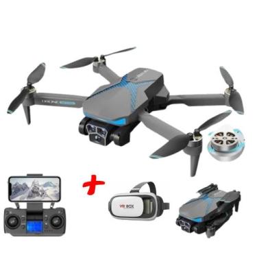 Imagem de Drone AE7 Motor Brushless Câmera, Fotografia Aérea 1 Bateria + Óculos 
