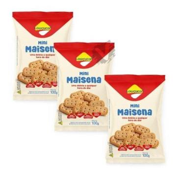 Imagem de Kit 3 Mini Maisena Lowçucar Zero Lactose Diet Integral Tradicional 100