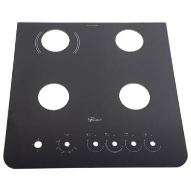 Imagem de Mesa Tampo Vidro Fogão de Piso Fischer Gran Cheff 4 Bocas