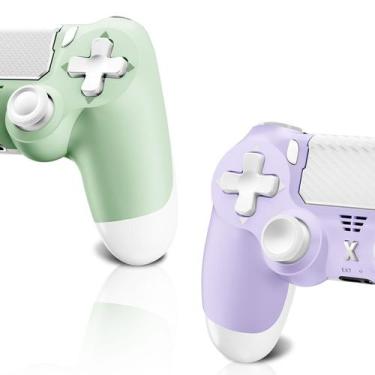Imagem de Controle sem fio Puiseno para PS4 com vibração dupla e touchpad