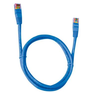 Imagem de Cabo de Rede UTP (Patch Cord) RJ45 Cat 6 - 2.5 metros - Azul - Plus Ca
