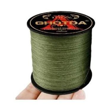 Imagem de Linha De Pesca Trançada PE Multifilamento 8/4 Fios 500M Forte Para Car