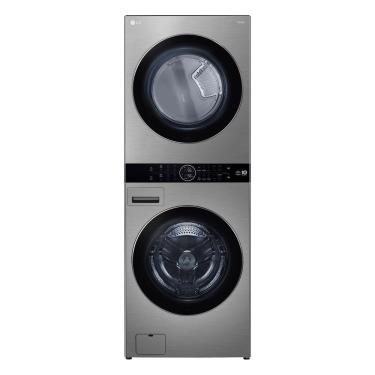 Imagem de Lava e Seca Washtower LG WK17VS6A 17kg Inteligência Artificial AIDD Aço Escovado 220V