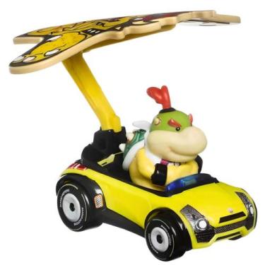 Imagem de Carrinho Hot Wheels Mario Kart Carros C/ Glider GVD30 Mattel, Bowserjr