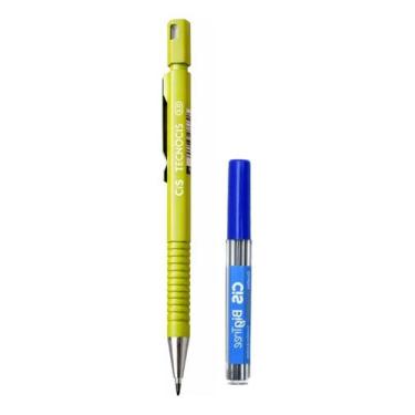 Imagem de Kit Lapiseira Tecnocis Boho 2.0 Pistache Metálica + Grafite