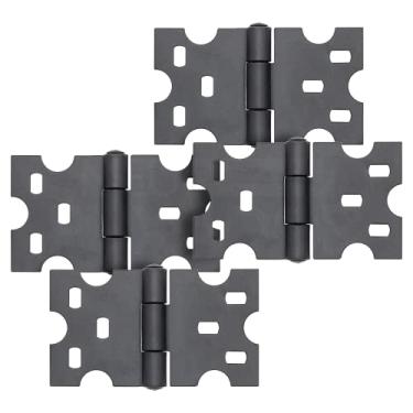 Imagem de Kit 2 Puxadores Argola Moveis Dobradiças Mexicanas Rústicas (OURO ENVELHECIDO)