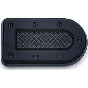 Imagem de Kuryakyn Controle de pé de motocicleta 7040: Pedal de freio de indústria pesada para motocicletas Harley-Davidson FL 1980-2019, preto acetinado