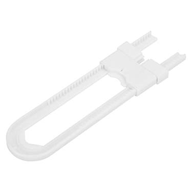 Imagem de Trava de proteção para bebês, design flexível Fácil de limpar Travas de gabinete multifuncionais Premium ABS Travas de segurança para bebês para porta do armário