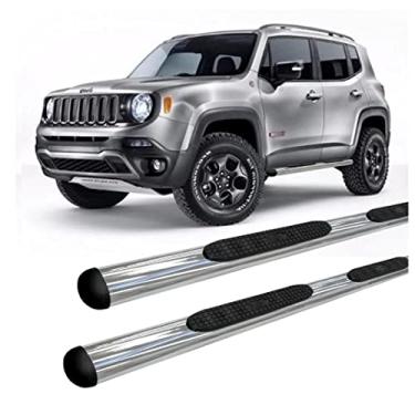 Imagem de Estribo Lateral compatível com Jeep Renegade Oblongo Oval Cromado