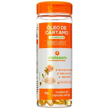 Imagem de Óleo De Cártamo Com Vitamina E 1.000Mg 60 Cápsulas, Meissen