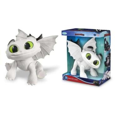 Imagem de Como Treinar Seu Dragao Branco Com Olho Verde Pupee Brinquedos