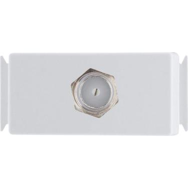 Imagem de Módulo para Tomada TV/SAT Coaxial Direta Tramontina Aria Branco Tramontina