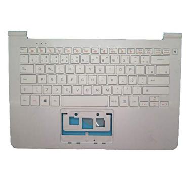 Imagem de Notebook branco PalmRest e teclado branco para LG 13U360 13U360-E 13U360-L 13UD360 13UD360-L LG13U36 MBN64242701 Brasil BR NO Touchpad Novo