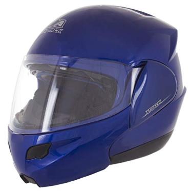 Imagem de CAPACETE ESCAMOTEÁVEL PRO TORK ATTACK SOLID AZUL TAM. 62