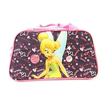 Imagem de Disney Tinkerbell Girls Large duffle Bag/Gym Bag/Travel Bag - Pink