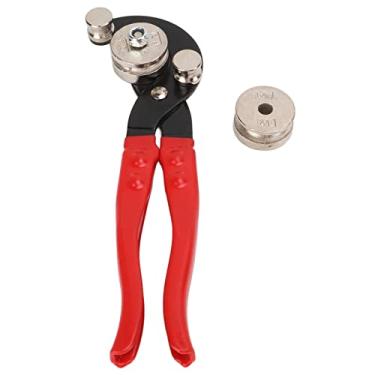 Imagem de Alicate de dobra de tubo, ferramenta de dobra de tubo de freio de metal 4 em 1 alicate de dobra de tubo 10.5in 90° dobrável para linha de freio de 1/4in 5/16in 3/16in 3/8in