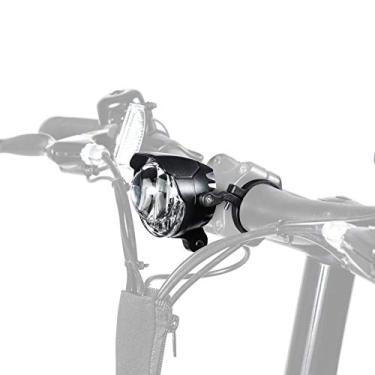 Imagem de EBIKELING Farol de bicicleta elétrica/luz frontal extremamente brilhante E-Bike com buzina / luzes de bicicleta elétrica farol de bicicleta