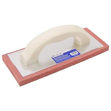 Imagem de Flutuante de esponja de borracha Edward Tools – 25,4 x 10,1 x 1,9 cm – plano para maçonaria, concreto, drywall, estuque ou argamassa – almofada de esponja de borracha de textura fina