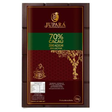 Imagem de Chocolate Jupará 70% Cacau - Sem Açúcar E Sem Lactose - 1Kg