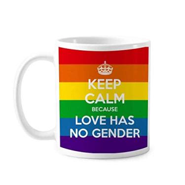 Imagem de Rainbow Gay Lésbica LGBT Art Deco Presente Caneca Moda Cerâmica Copo de Café Porcelana Utensílios de Mesa