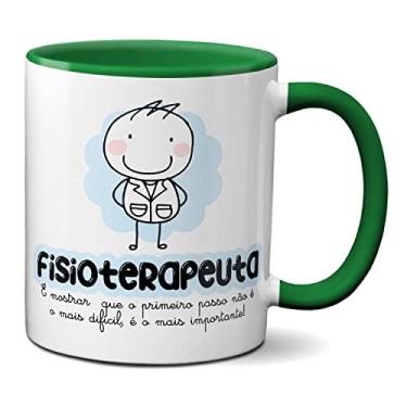 Imagem de Caneca Fisioterapeuta O Primeiro Passo É O Mais Importante (Verde)