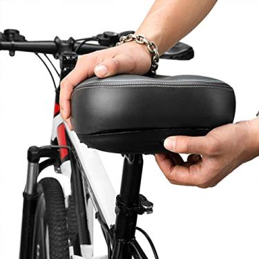 Imagem de AOCATE bicicleta - sela mountain bikes | assento bicicleta ergonômico, sela passeio larga, confortável, impermeável e respirável para homens e mulheres