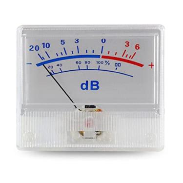 Imagem de TECKEEN Cabeçote de medidor VU de alta precisão clássico VU Meter Amplificador de potência Display DB Nível Header