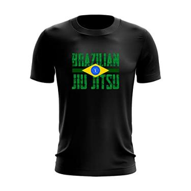 Imagem de Camiseta Brazilian Shap Life Jiu Jitsu Academia Treino Cor:Preto;Tamanho:GG