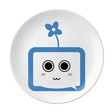 Imagem de Clover Prato Decorativo de Porcelana Pequena para TV Happy Original