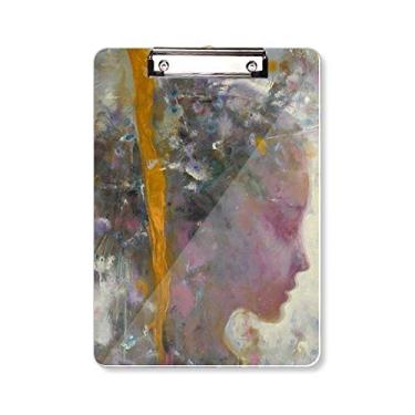 Imagem de XJJ Placa de suporte para pasta de ópera chinesa com pintura a óleo A4