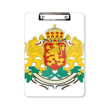 Imagem de Sofia Bulgaria National Emblema prancheta pasta bloco de escrita placa de apoio A4
