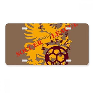 Imagem de DIYthinker Middle Age Dragon Football League placa de carro decoração de carro acessório de aço inoxidável