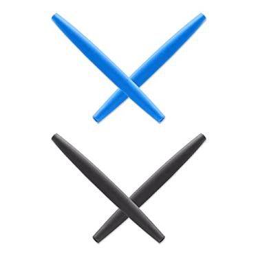 Imagem de Mryok Meias de substituição para óculos de sol Oakley Trench – Opções, Azul-celeste e preto, One Size