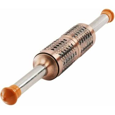 Imagem de Queimador de rolo Moxa de latão puro tradicional moxabustão arsenal artigo moxa ferramenta de absinto