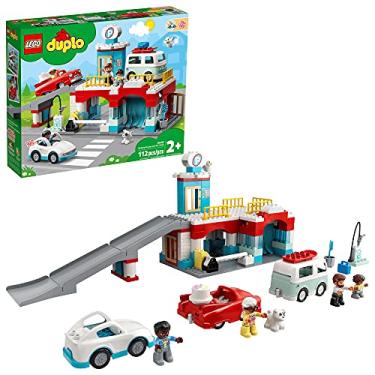 Imagem de 10948 LEGO® DUPLO® Estacionamento e Lava rápido; Brinquedo de Construção (112 peças)