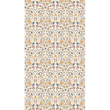 Imagem de Papel de Parede Barroco Joana Lira Branco Multicor