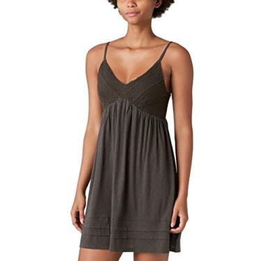 Imagem de Lucky Brand Vestido feminino Schiffley em camadas, Corvo, P