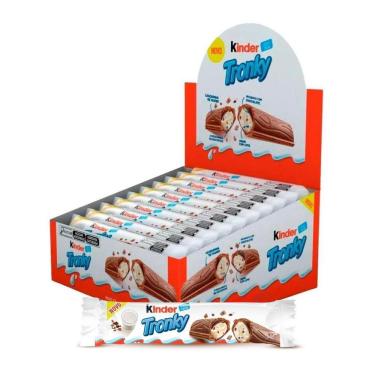 Imagem de Chocolate Kinder, Caixa Com 48 Pacotes De 18G Tronky